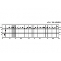L-RAY/1000 Profesjonalny system głośnikowy line-array PA (z oprogr. DSP), aktywny, 700W<sub>RMS </sub>(350W+350W)