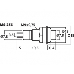 MS-256 Przełącznik wciskany