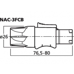 NAC-3FCB Wtyk NEUTRIK POWERCON, typ B