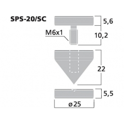 SPS-20/SC Zestaw kolców głośnikowych (4 szt.)
