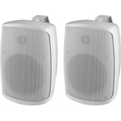 WALL-05T/WS Para 2-drożnych zestawów głośnikowych PA, białe
