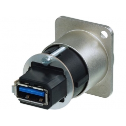 NAUSB-3 Gniazdo montażowe USB 3.0 przelotowe