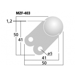 MZF-403 Metalowe naroże