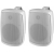 WALL-06T/WS Para 2-drożnych zestawów głośnikowych, białe